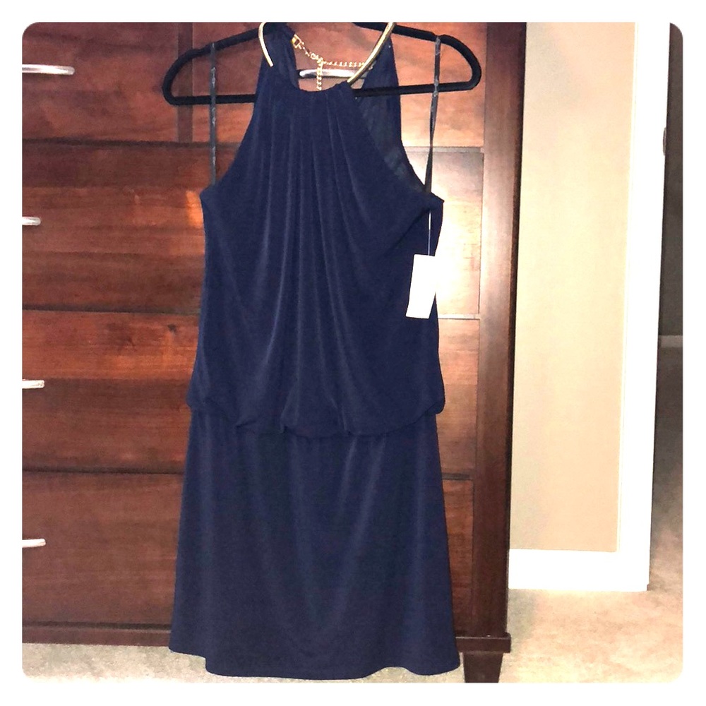 NWT Jessica Simpson Navy Short Dress